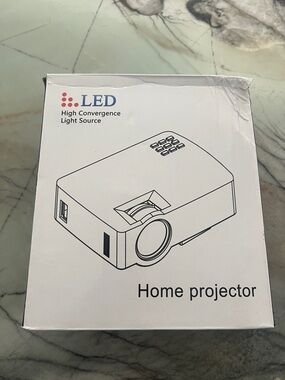 LED Home Projector - White